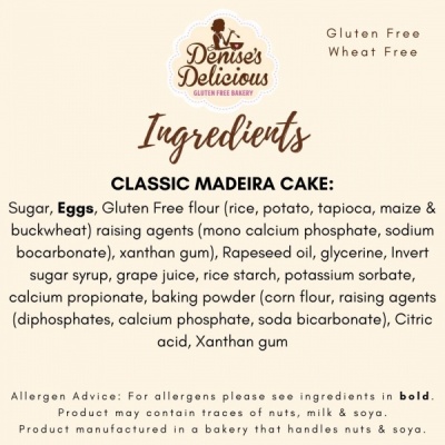 Delicious Classic Madeira Cake